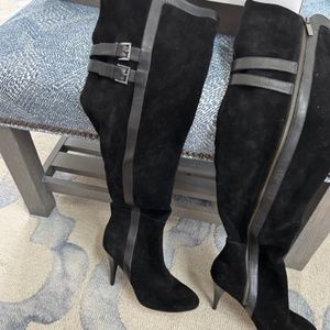 Michael Kors Suede Over Knee Boots
